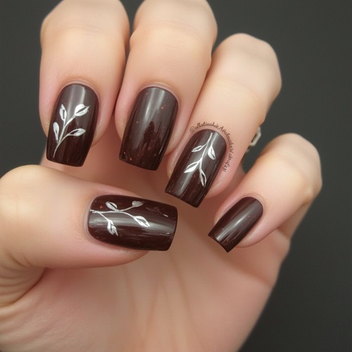 Autumn Elegance Nail Art
