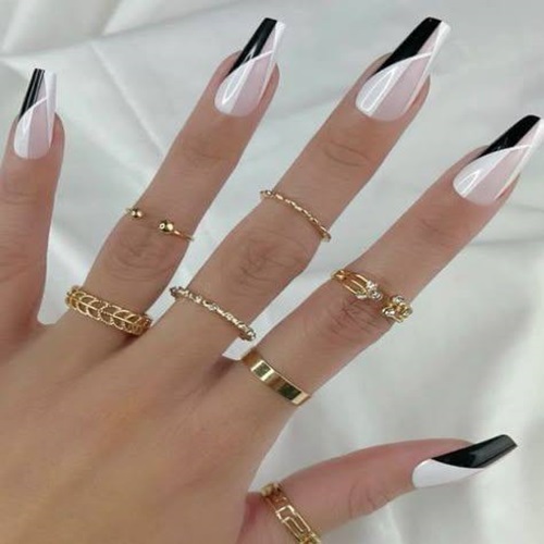 Monochrome Edge Elegance