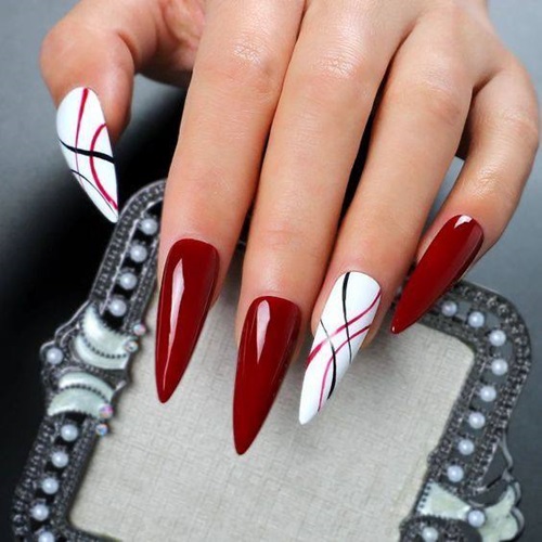 Crimson Cross Elegance