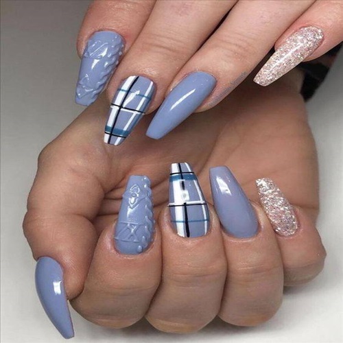 Plaid Perfection Nail Design