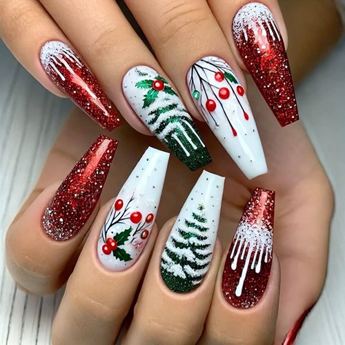 Crimson Frost Forest