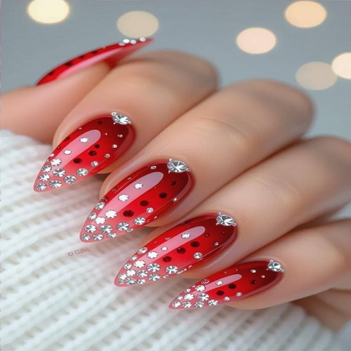 Crimson Crystal Cascade