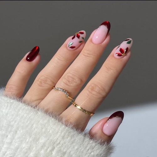 Cranberry Poinsettia