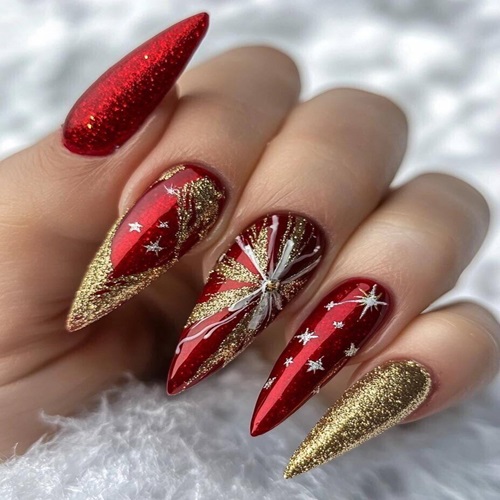 Midnight Fireworks Stiletto