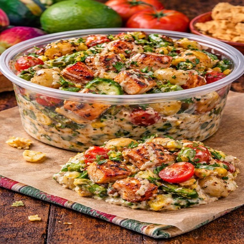 Creamy Garlic Salmon Potato Bowl